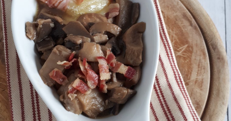 TOMINO E PORCINI AL FORNO