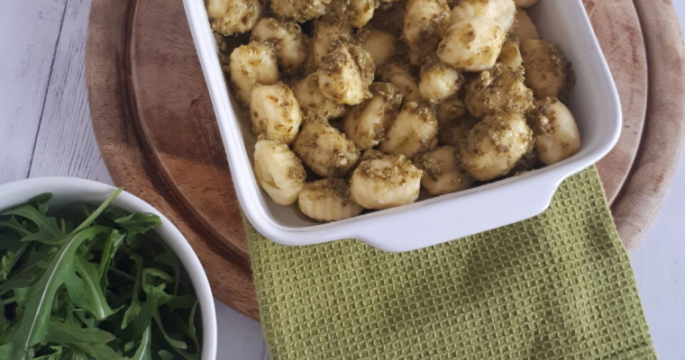 GNOCCHI CON PESTO DI RUCOLA