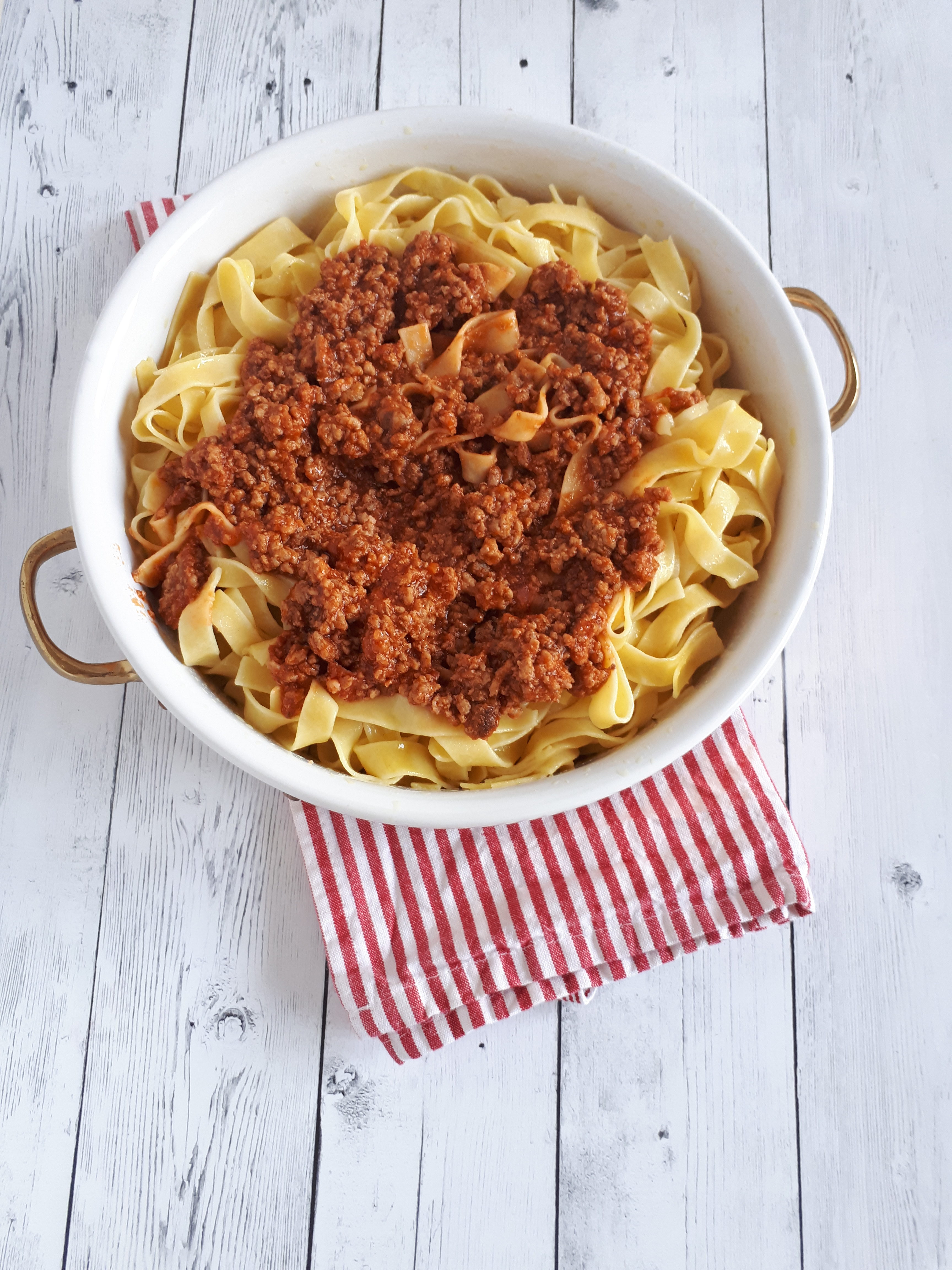 TAGLIATELLE AL RAGU’