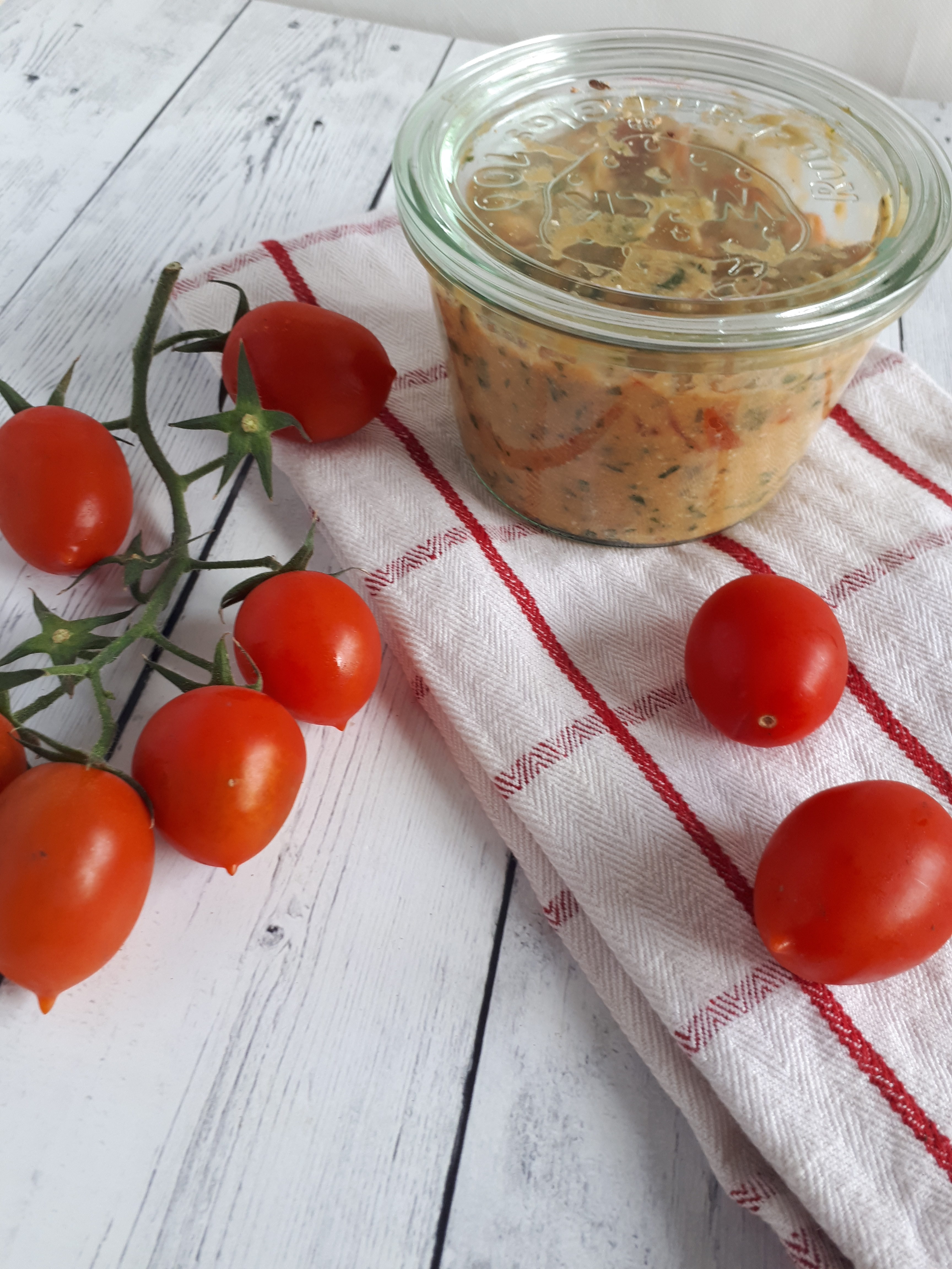 SALSA DI RUCOLA E POMODORI