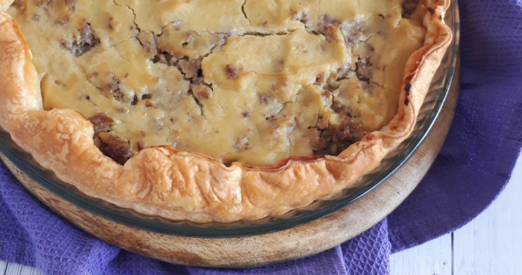 TORTA SALATA SEDANO RAPA E CAVOLO ROMANO