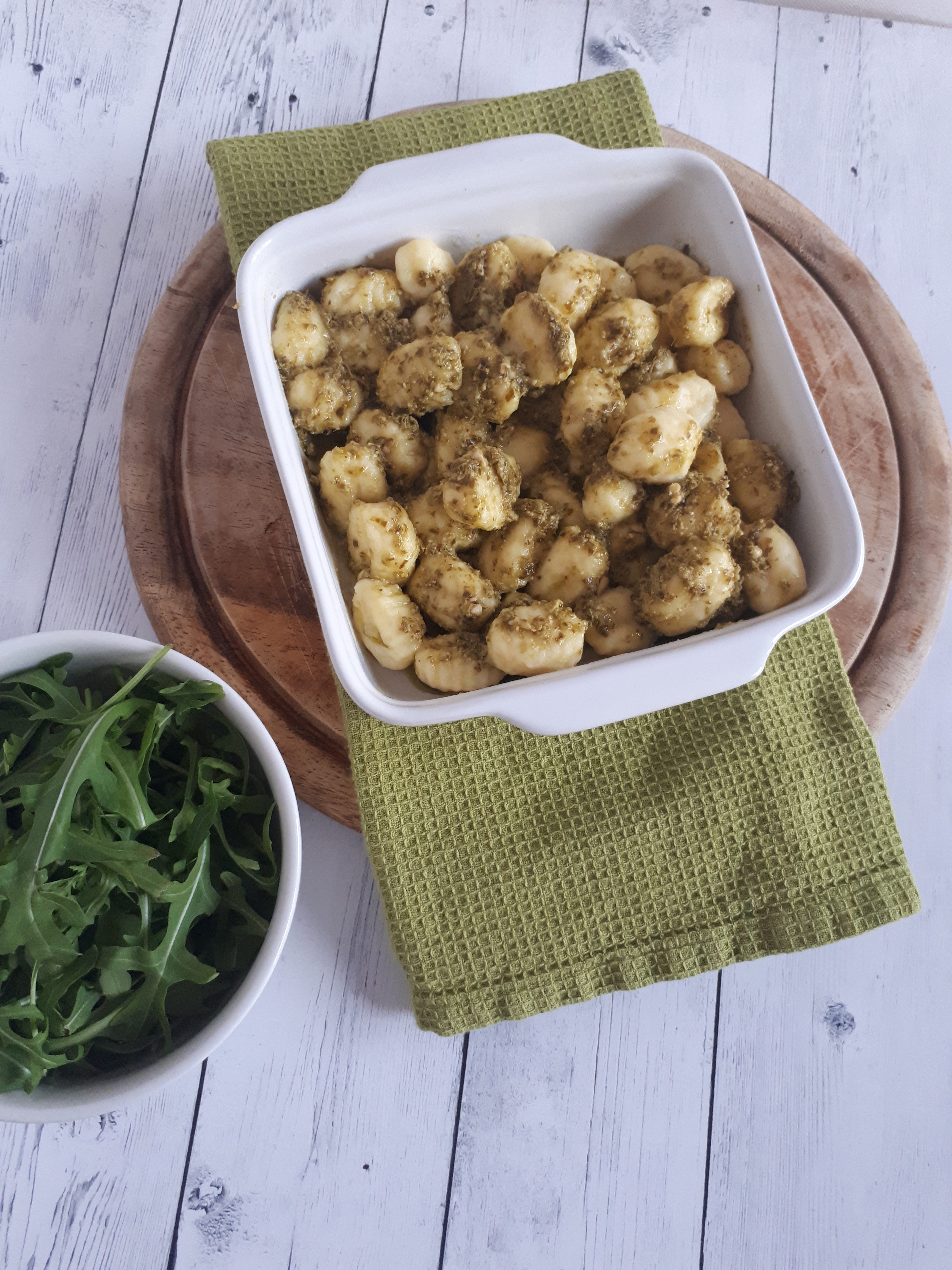 GNOCCHI CON PESTO DI RUCOLA