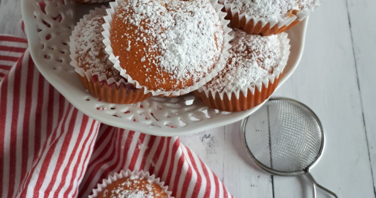 MUFFINS AL MASCARPONE, LIMONE E LAMPONI