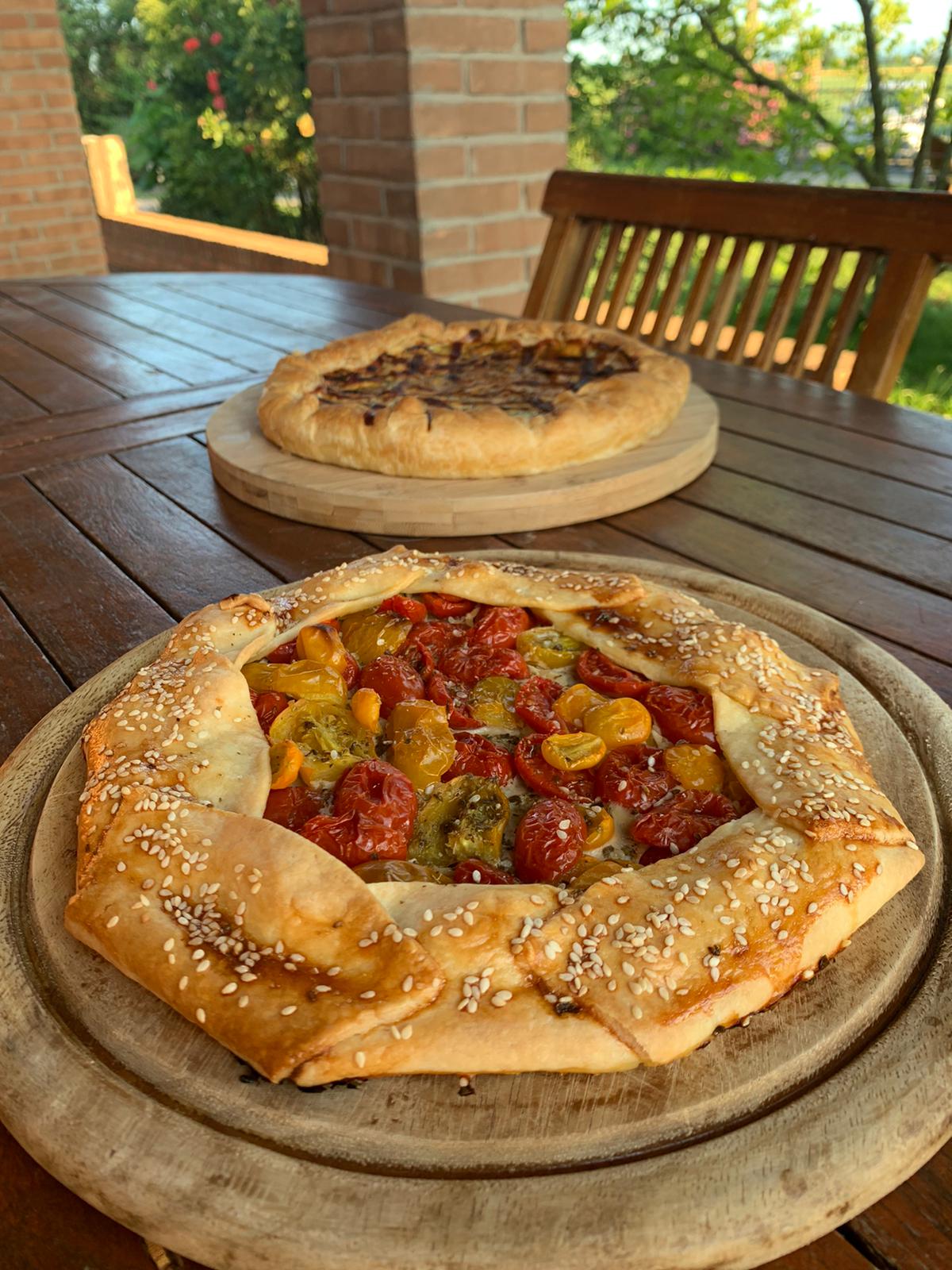 GALLETTE di POMODORI e CAROTE GIALLE ARROSTO